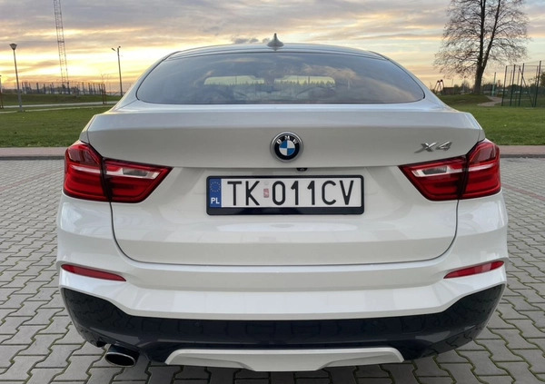 BMW X4 cena 104400 przebieg: 164545, rok produkcji 2015 z Kielce małe 562